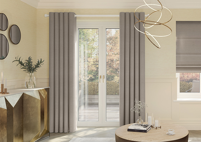 Faye, Dusky Brown - Made to Measure Curtains - Image 3